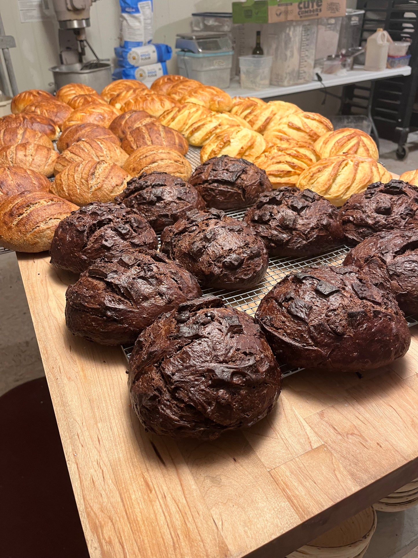 Triple Chocolate Brownie Bread
