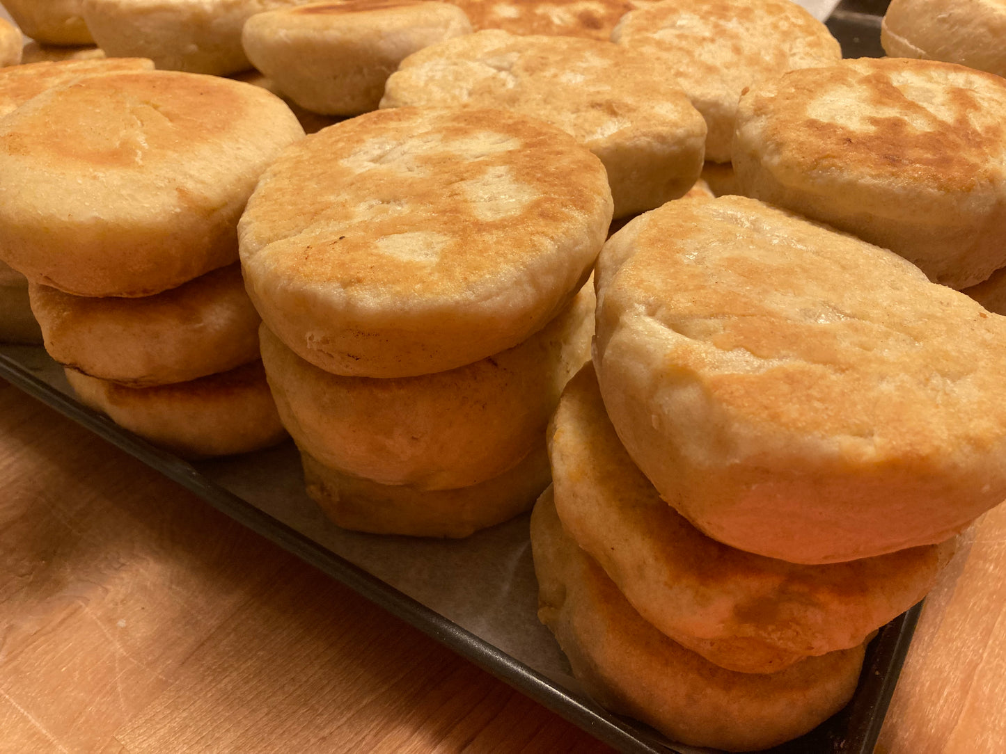 Sourdough English Muffins