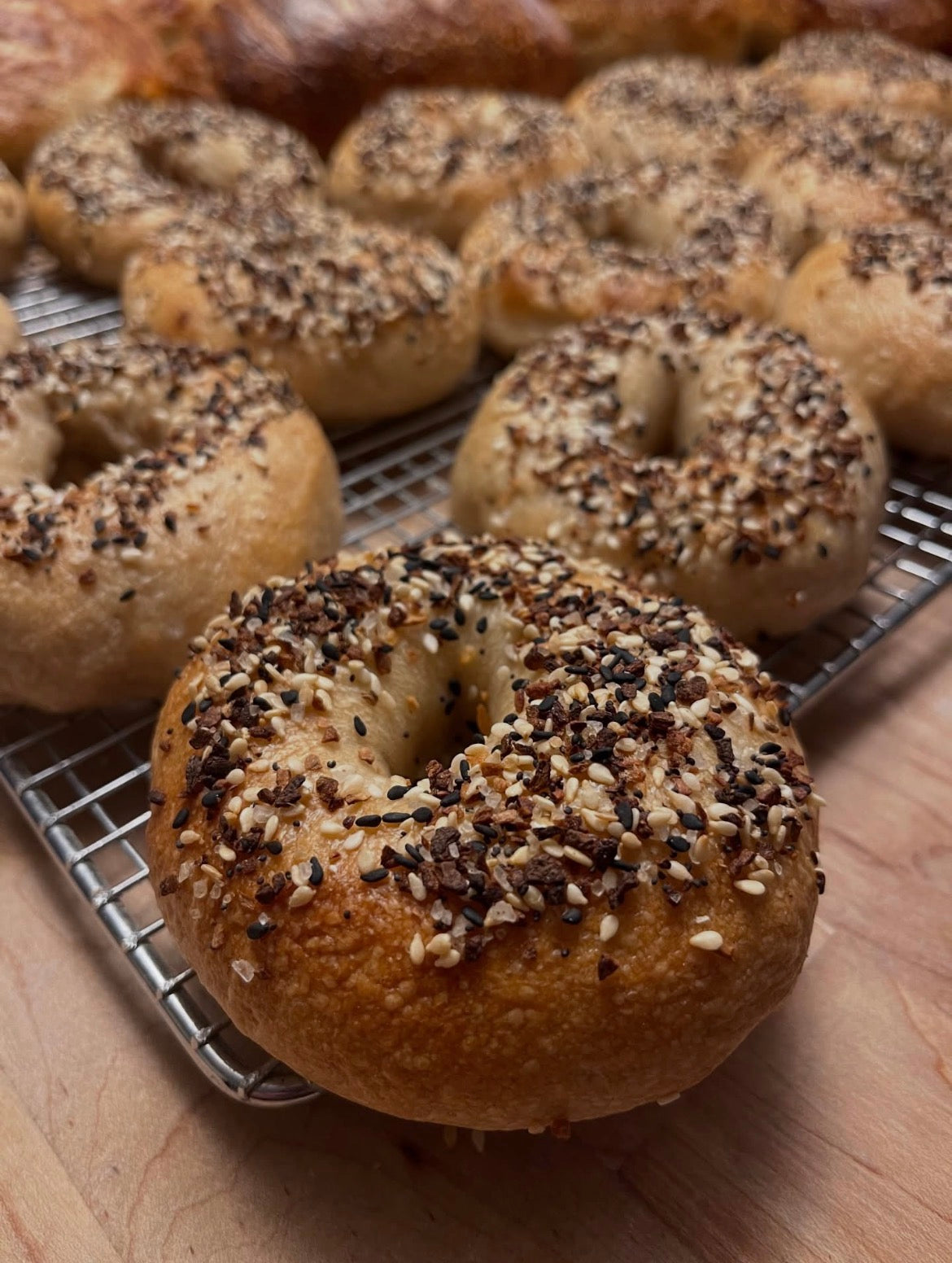 Sourdough Bagels