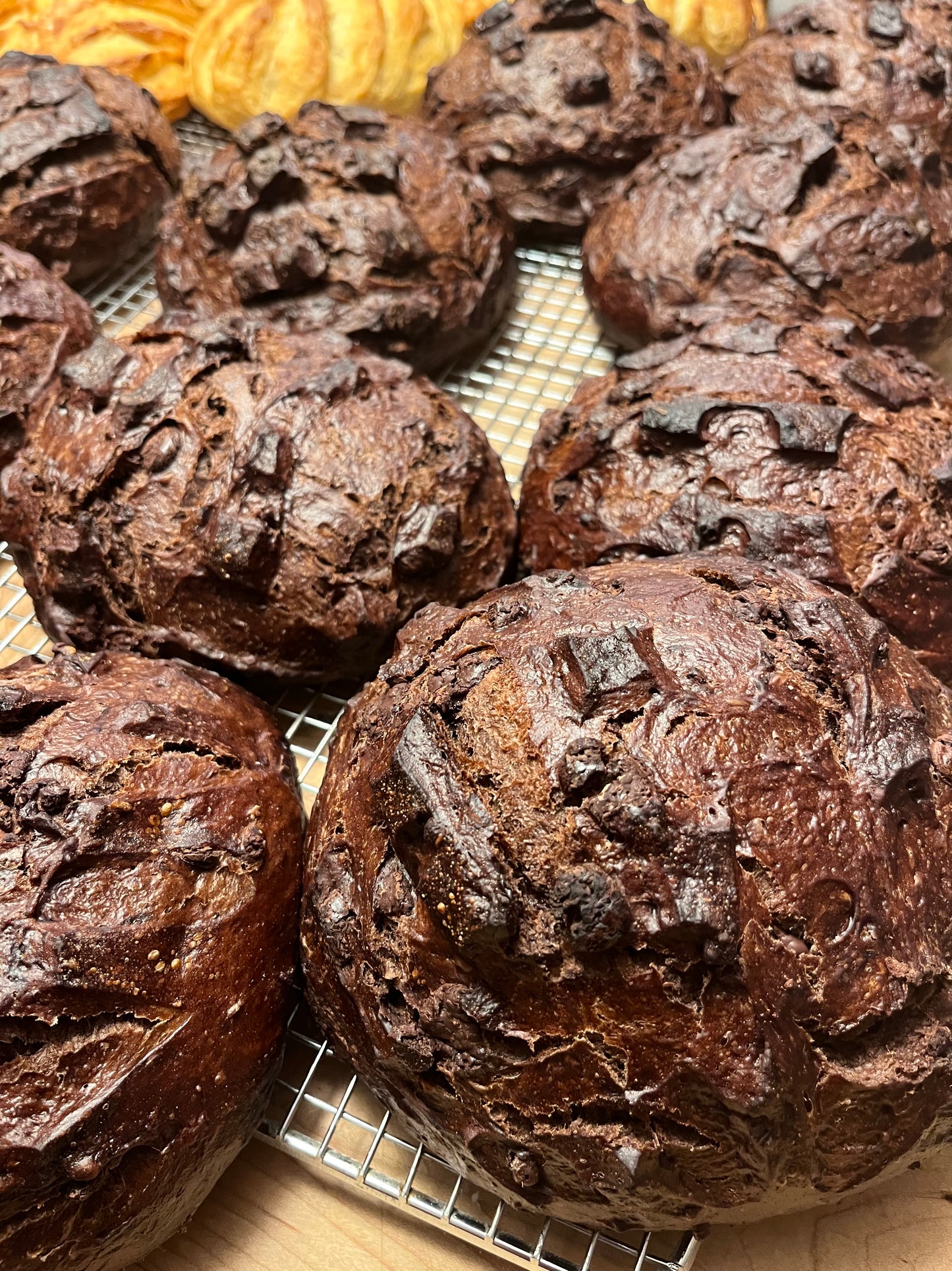 Triple Chocolate Brownie Bread