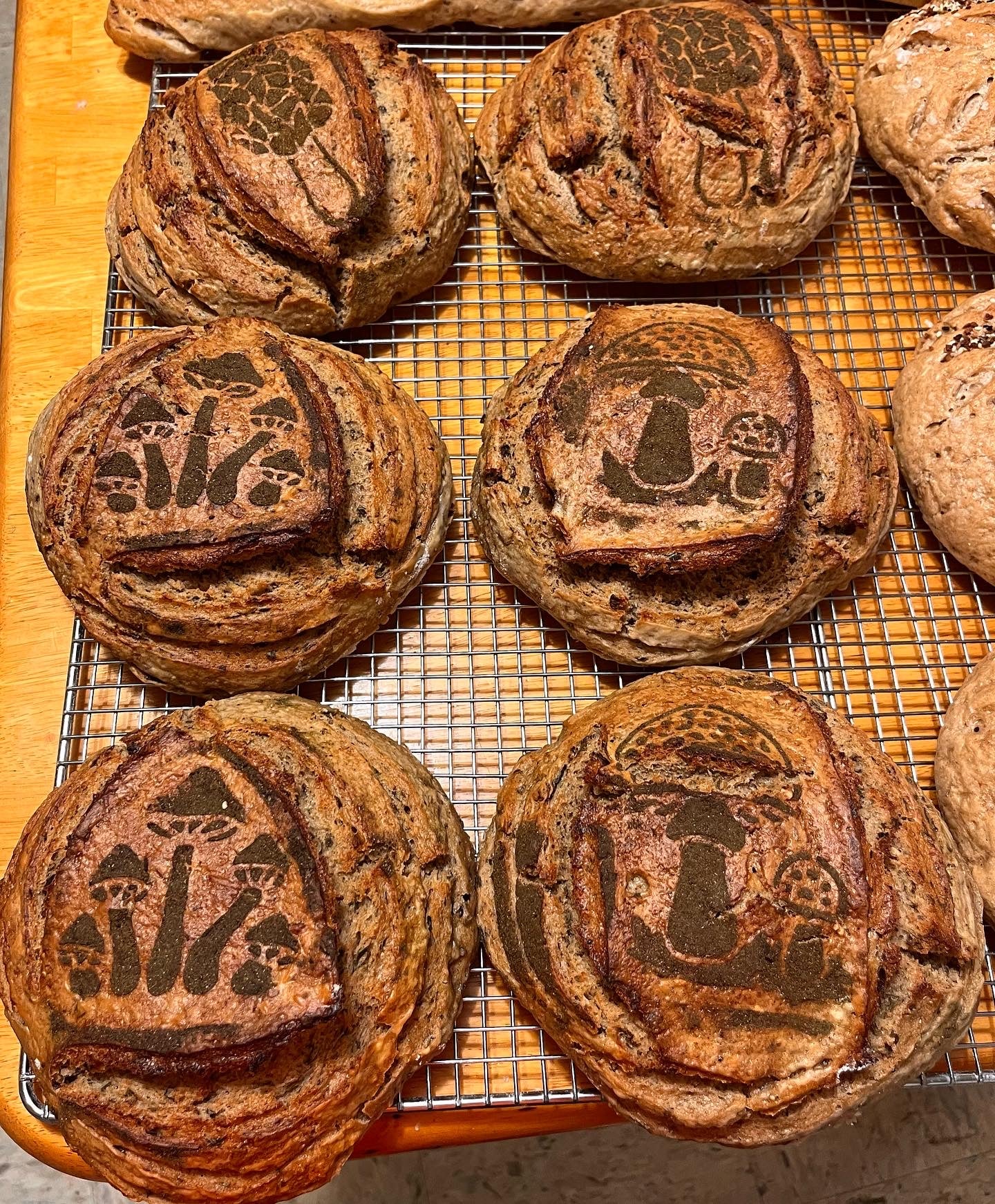 Mushrooms & Chives Buds and Loaves