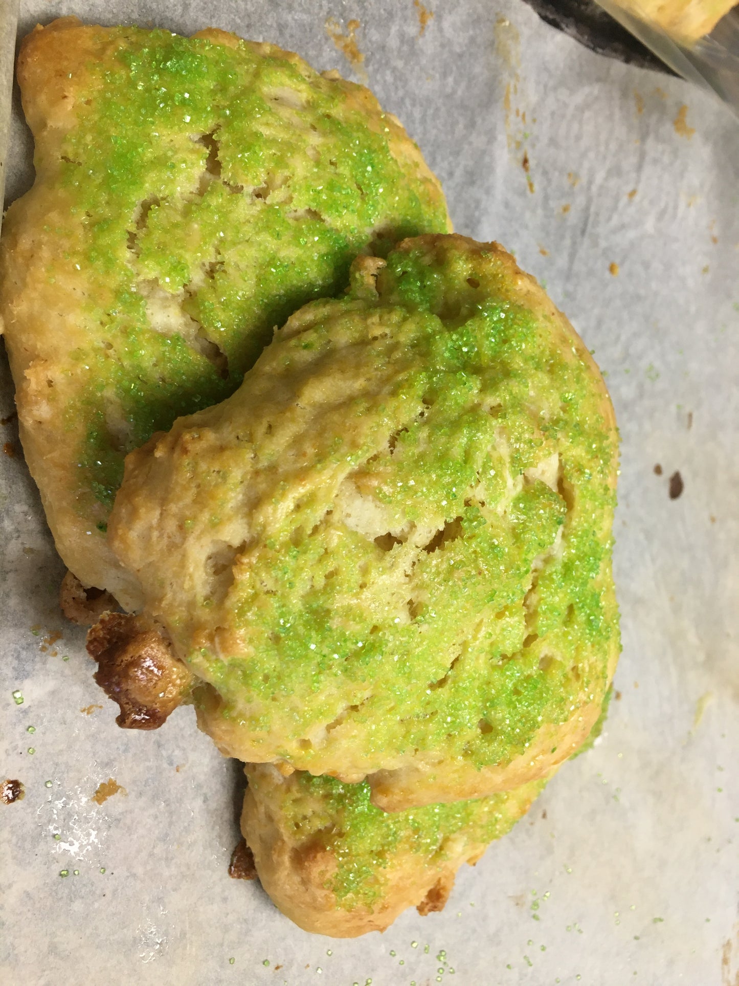 Spunky Leprechaun Cream Scones